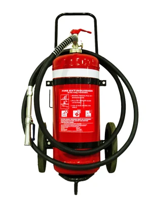 25kg ABE mobile wheeled fire extinguisher