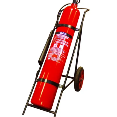 45kg CO2 mobile wheeled fire extinguisher